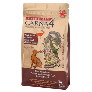 อาหารสุนัข Carna4 Air Dried Whole Food Nuggets สูตร Easy Chew Venison ขนาด 1 kg