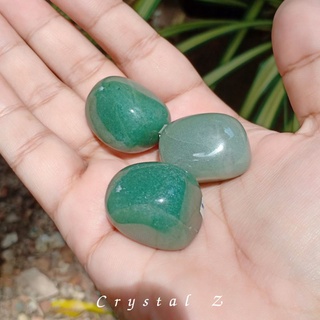 กรีน อเวนเจอรีน | Green Aventurine 💚 #tumbled ขนาดประมาณ 2-2.5 cm