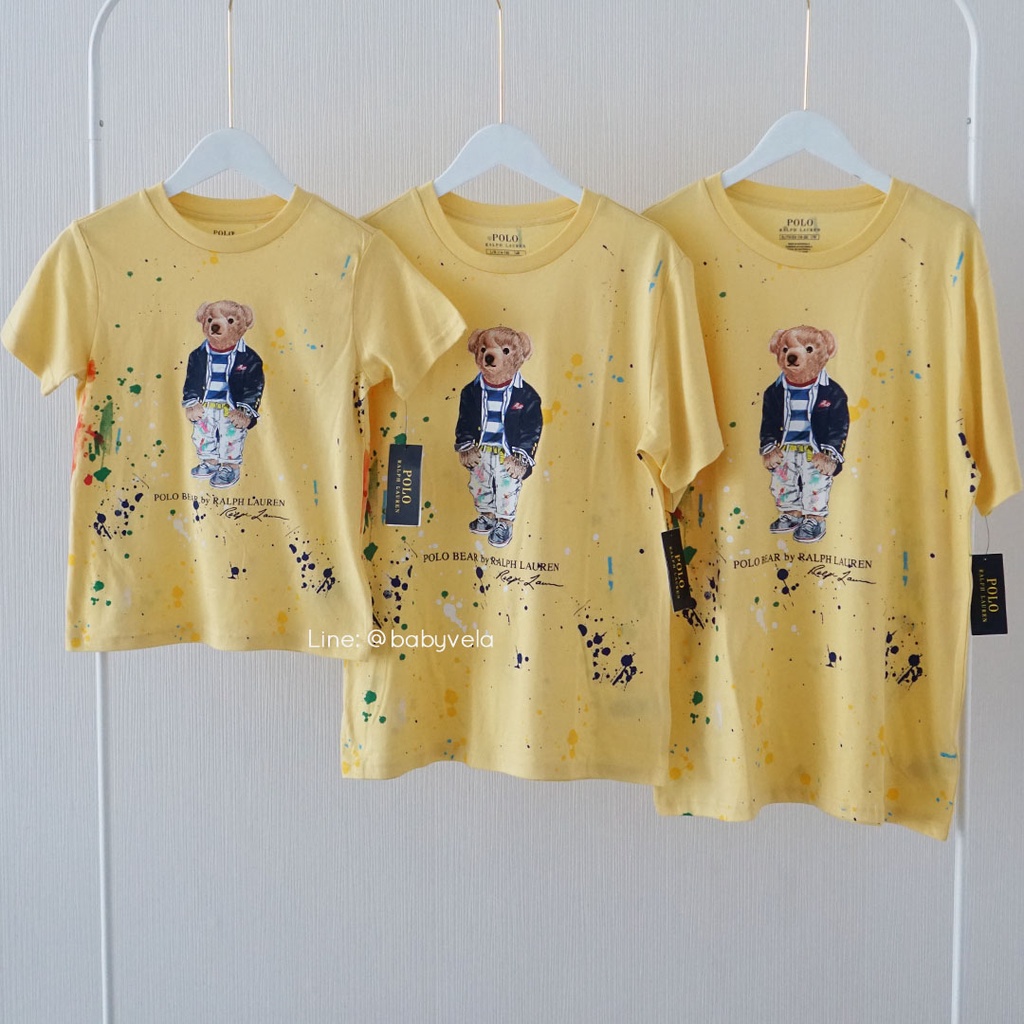 paint-bear-cotton-jersey-t-shirt-empire-yellow