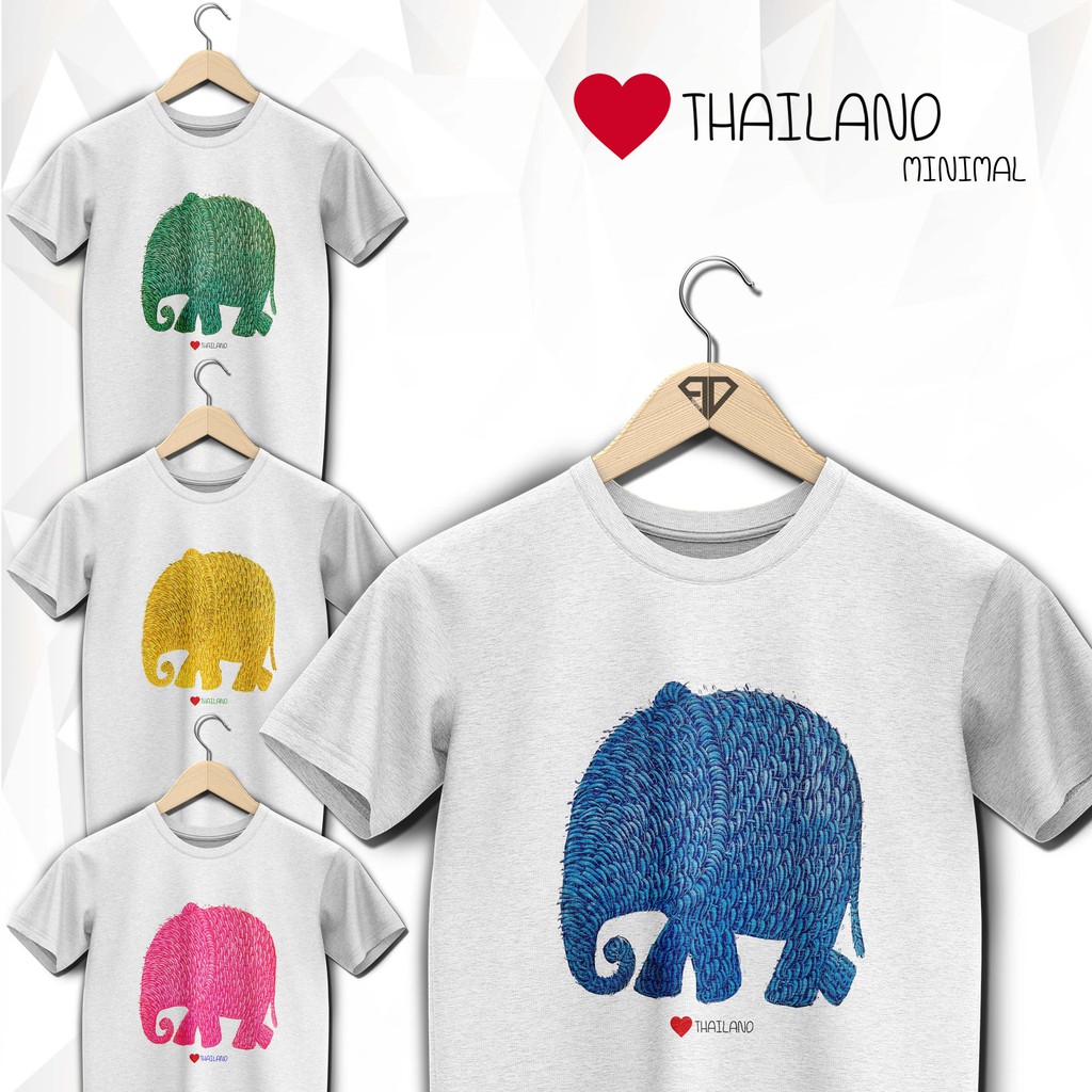 100-cotton-เสื้อช้างไทย-เสื้อช้าง-minimal-เสื้อthailand-ของฝากจากไทย-thailand-t-shirt-by-pardech