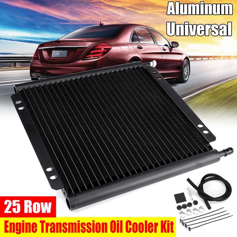 25 ROW 10AN SILVER ALUMINUM ENGINE/TRANSMISSION OIL