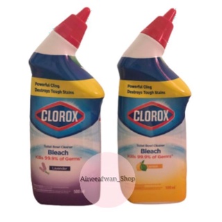 Clorox toilet bowl cleaner bleach น้ำยาล้างห้องน้ำ ขนาด 500 มล.(ขวดเดียว)