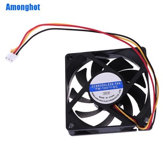 (Amonghot) พัดลมระบายความร้อนฮีทซิงค์ ขนาดเล็ก 7015 70 มม. 70x70x15 12V 0.4A 3Pin