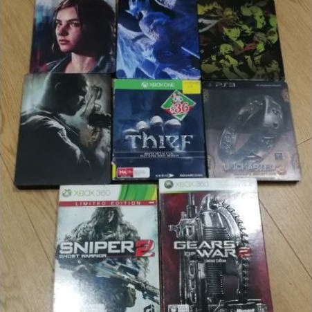 ♪♪ #กล่องเหล็ก #steelbook ทั้งกล่องเปล่าและมีแผ่นเกมส์ /แผ่นหนัง #อัปเด