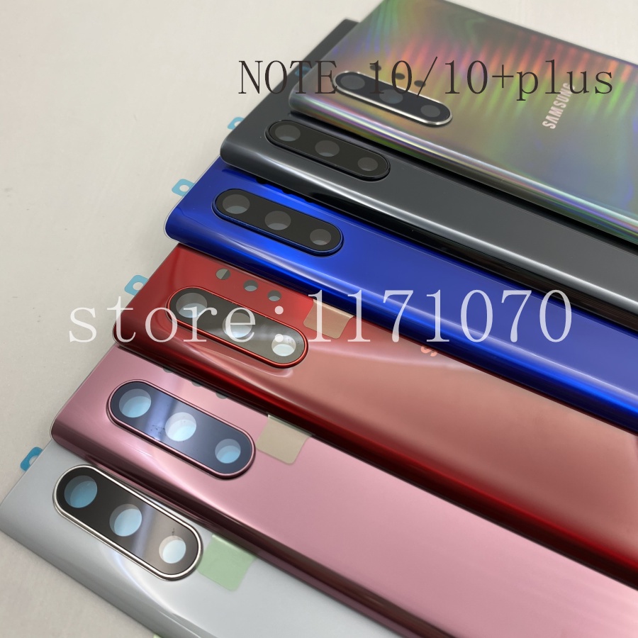 Samsung Galaxy Note 10 N970 NOTE10+ Plus N975 N975F แบตเตอรี่แก้วฝาหลัง ...