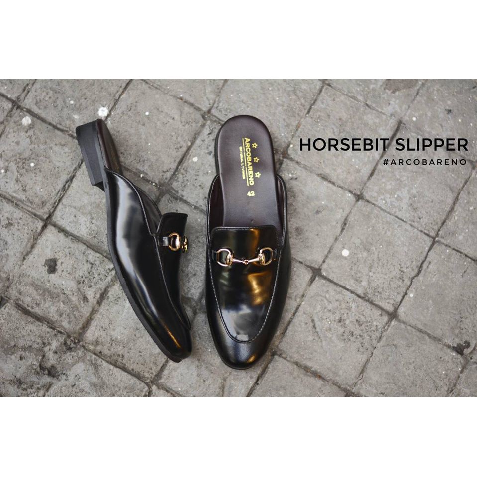 701-arocbareno-horsebit-slipper-piano-black