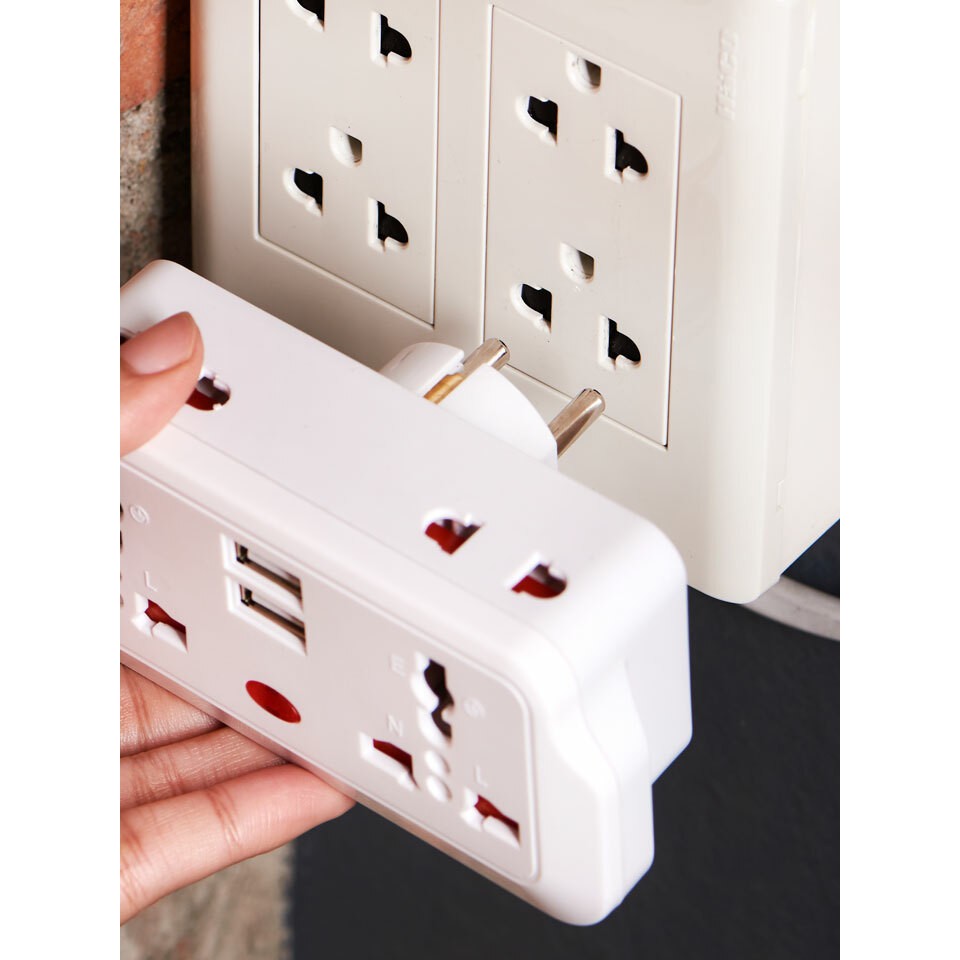 67aav-ปลั๊กไฟอเนกประสงค์พร้อมพอร์ท-usb-usb-universal-socket-ปลั๊กขยาย-ปลั๊กสามตา-ปลัํกusb