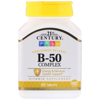 21st Century, B-50 Complex, 60 Tablets