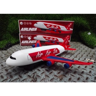 No.06r(airplain)เครื่องบินแอร์เอเชีย ชนถอยมีไฟ มีเสียง หมุนตัวลำได้ ลำใหญ่ (airplain)(lyjo)