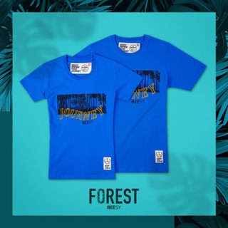 Beesy เสื้อยืด รุ่น Forest สีน้ำเงิน (ราคาต่อตัว)