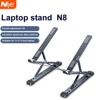 Foldable Laptop Stand Portable Notebook Support Base Holder Adjustable Riser Cooling Bracket for Laptop &amp;amp; Tablet Acc