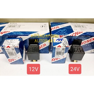 10ตัว!! รีเลย์บอส/รีเลย์ BOSCH 12V 30A / 24V 20A, 1 หน้า 5 ขา, สินค้าไต้หวันแท้!!