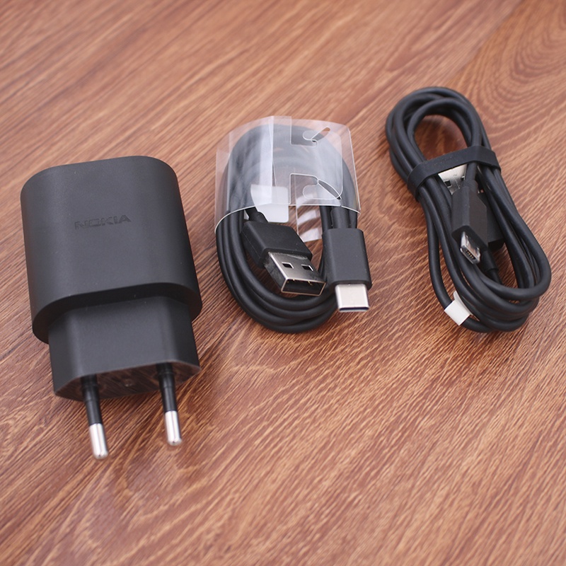 อะแดปเตอร์ชาร์จไฟติดผนัง ปลั๊ก EU USB Micro Type C สําหรับ Nokia G11 ...