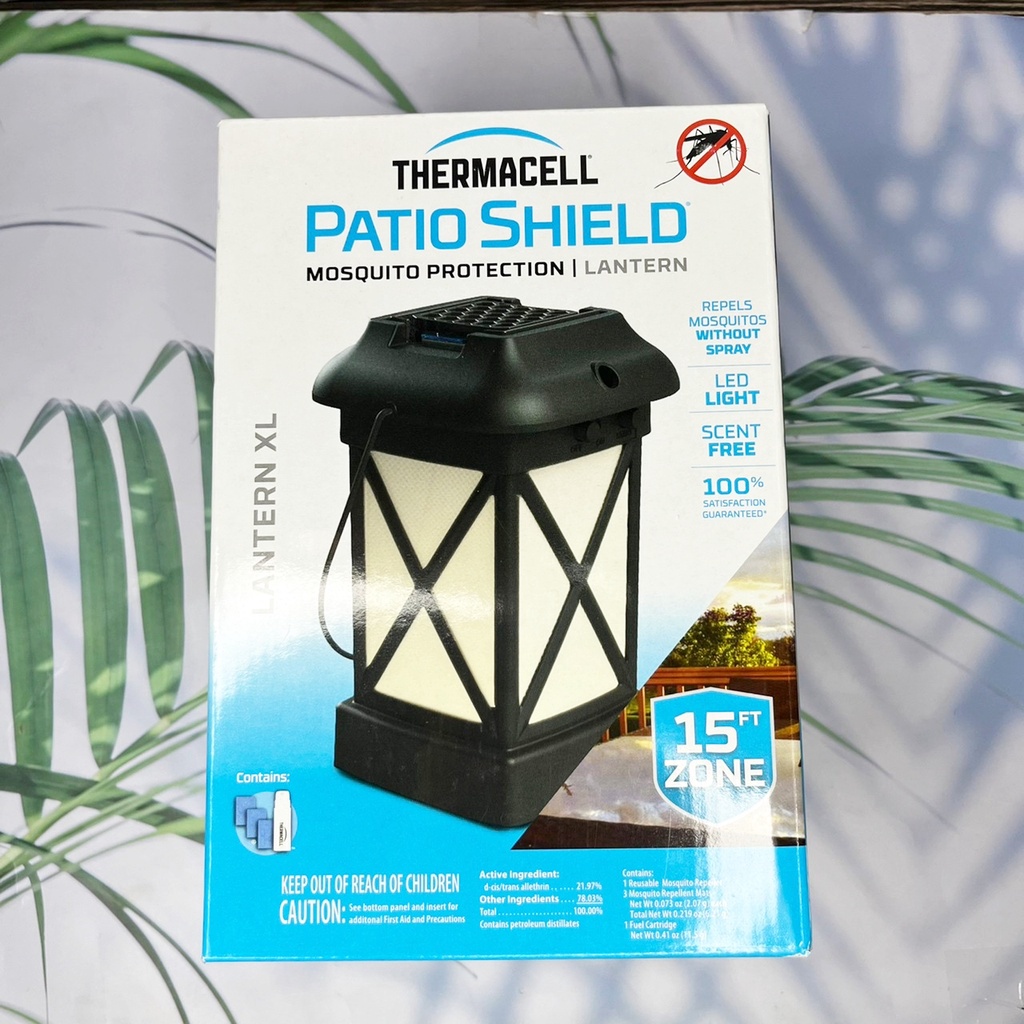 (THERMACELL®) Patio Shield Mosquito Protection Lantern XL 15ft zone