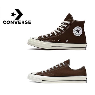 Converse 1970S รองเท้าผ้าใบ High-Top Low-Top สีน้ำตาล น้ำตาลรองเท้าผ้าใบ