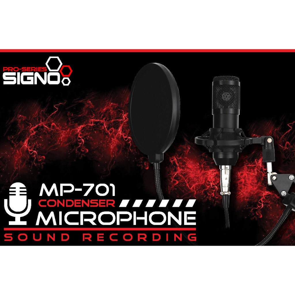 signo-mp-701-condenser-microphone-sound-recording-aux-สินค้าประกัน-1-ปี