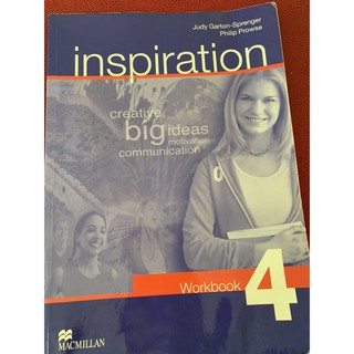 English book Inspiration Workbook 4 มือ2 ม4