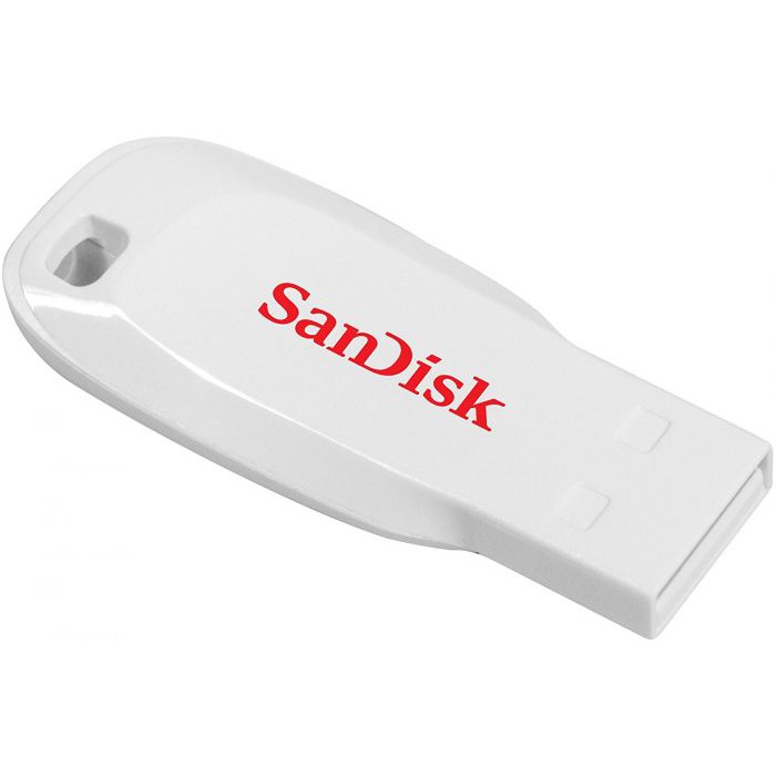 แฟลชไดรฟ์-16gb-sandisk-cruzer-blade-sdcz50c-white-ของแท้