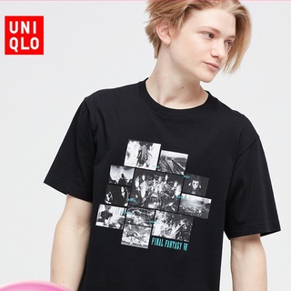 Uniqlo UT เสื้อยืด แขนสั้น พิมพ์ลาย FINAL FANTASY FINAL FANTASY-VII สําหรับผู้ชาย449080S-5XL
