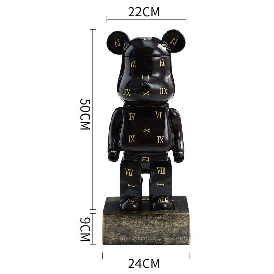 ที่ใส่กระดาษทิชชู-ตัวการ์ตูนเเบร์บริค-bearbrick-ตั้งพื้นพร้อมฐานรอง