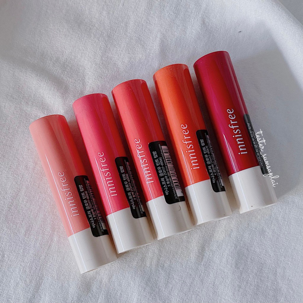 Innisfree Glow Tint Lip Balm 3.5g ลิปบาล์มที่ให้ความชุ่มชื้น พร้อมสีสัน