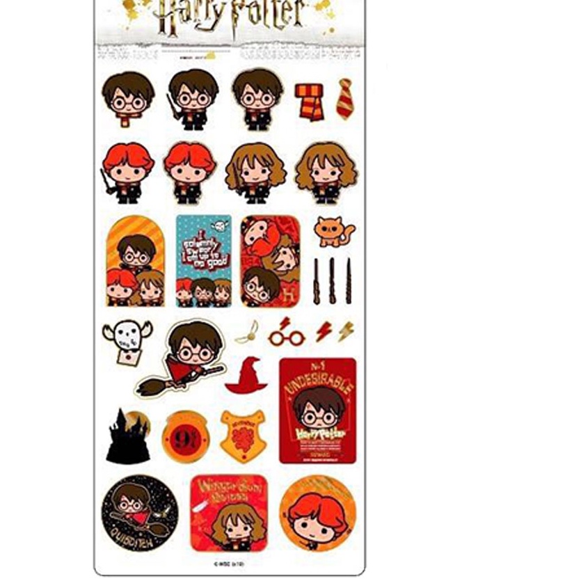 สติ๊กเกอร์-ตกแต่ง-ลาย-แฮรี่พอตเตอร์-harry-potter-decoration-sticker-ลิขสิทธิ์แท้