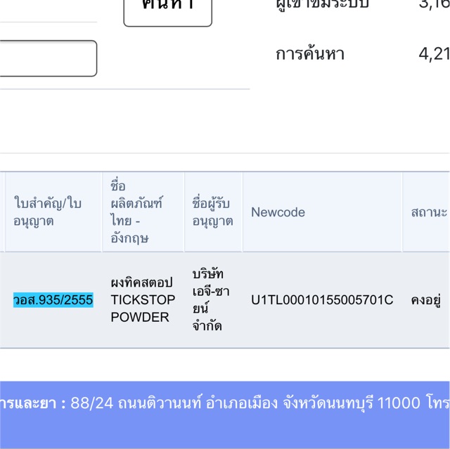 ภาพหน้าปกสินค้า+ล็อตใหม่+ Tick Stop Powder ผงแป้งทิคสตอป แป้งกำจัดเห็บหมัด 150 กรัม (อย.วอส. 935/2555) จากร้าน us_supply2017 บน Shopee