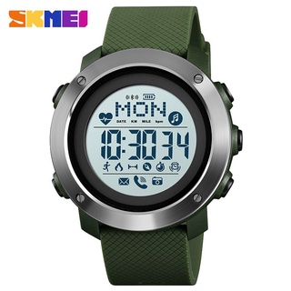 SKMEI Sport Smart Watch Men Watch Waterproof Steel Ring Bluetooth Magnetic Chargeing Electronic Compass reloj inteligent