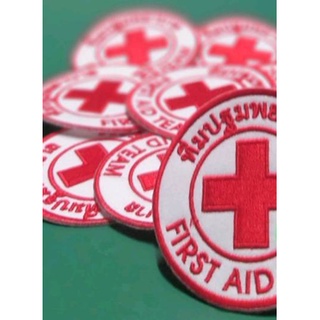 อาร์ม อาร์มปัก กู้ภัย ทีมช่วยเหลือ RESCUE TEAM / ทีมปฐมพยาบาล FIRST AID TEAM