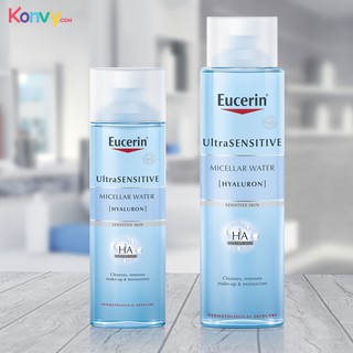 **แพคเกจใหม่ หมดอายุปี2022-23 แท้100% ฉลากไทย** Eucerin UltraSENSITIVE Micellar Water 200 / 400 ml