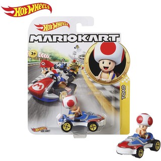 แท้ 100% จากญี่ปุ่น ฮอตวิล รถมาริโอ้ คาร์ท Hot Wheels Mario Kart Mattel Minicar (Toad)