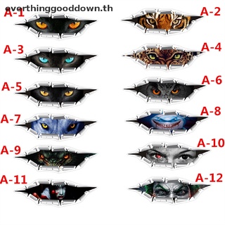 Ever สติกเกอร์ ลายตาแมว 3D กันน้ํา สําหรับติดตกแต่งรถยนต์