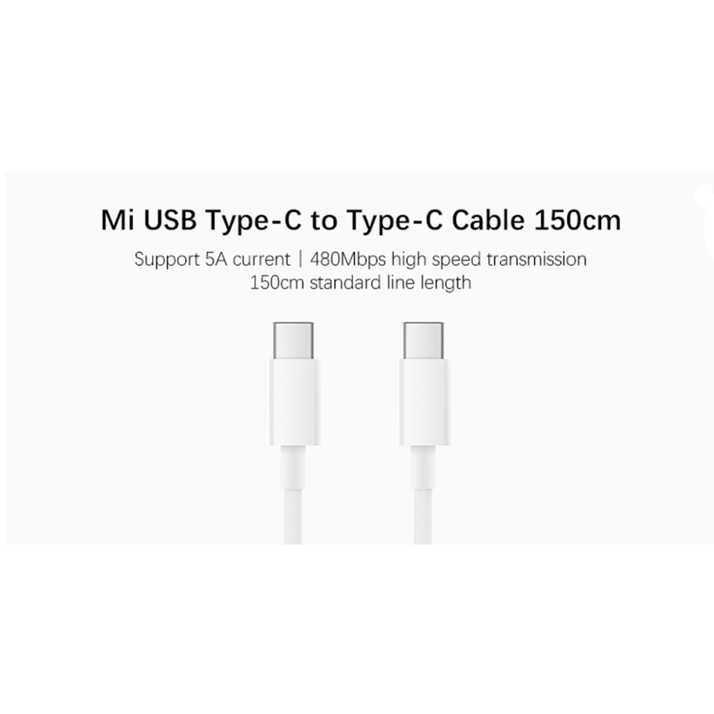 mi-usb-type-c-to-type-c-cable-สายชาร์จ-type-c-รับประกันศูนย์ไทย