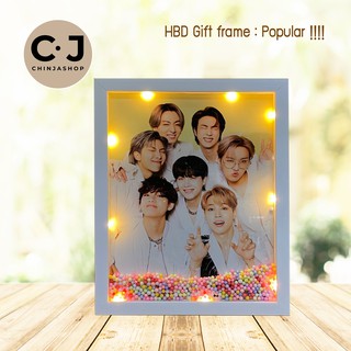 กรอบรูป k-pop BTS bangtan collection frame  8x10 นิ้ว*** ของขวัญวันเกิด HBD gift ดีงาม** มีบริการ COD เก็บเงินปลายทาง