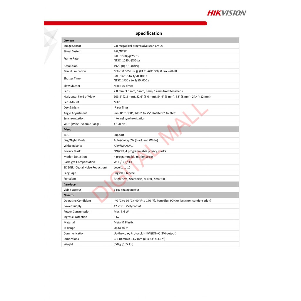 กล้องวงจรปิด-hikvision-2-ล้านพิกเซล-ds-2ce56d8t-it3e-ประกันศูนย์ไทย-ของแท้-100-กล้องที่สามารถจับภาพในทุกสภาพแสง