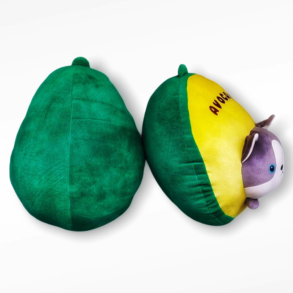 ตุ๊กตาอะโวคาโด้-รูปหน้าสัตว์ต่างๆ-ไซส์-m-avocado-stuffed-toy