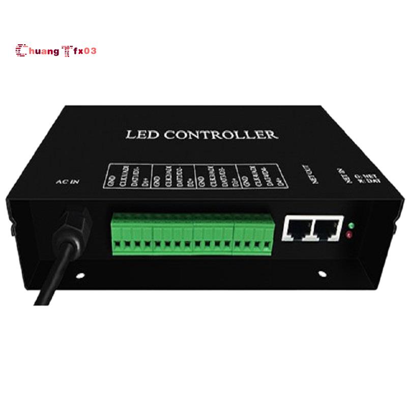 H802ra 4 พอร์ต (4096 พิกเซล) ตัวควบคุมอาร์ทเน็ต DMX Artnet Controller ...