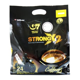 G7 Strong x2 Vietnamese 3 in 1 Coffee 24 sachets 600g./1 wrapG7 สตรอง x2 กาแฟเวียดนาม 3 อิน 1 24 ซอง 600g./1 ห่	อ