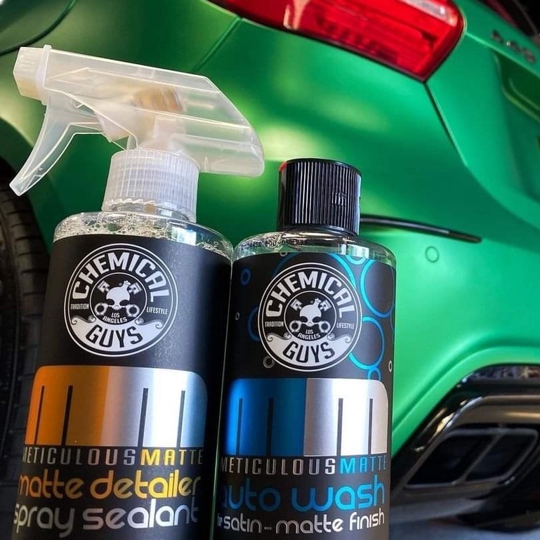 Matte AutoWash และ Matte Detailer (แชมพูล้างรถและสเปร์ยเคลือบสำหรับรถสี
