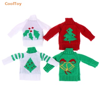 Cooltoy เสื้อกันหนาว ผ้าฝ้ายถัก ลายคริสต์มาส สําหรับตุ๊กตาเอลฟ์