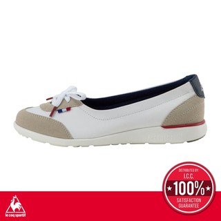 สินค้า le coq sportif รองเท้าผู้หญิงเพื่อสุขภาพ รุ่น IENA V สีขาว (รองเท้าผ้าใบสีขาว, รองเท้าลำลอง, รองเท้าแฟชั่น)