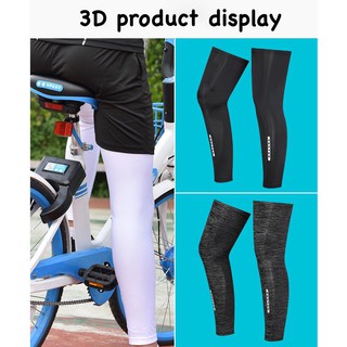 ภาพขนาดย่อของภาพหน้าปกสินค้าDNGTUO ปลอกขากันแดด กันรังสี UV ปลอกขา ปลอกขารัดกล้ามเนื้อ Leg Sleeve จักรยาน กีฬากลางแจ้ง ผ้ายืด แถบยางซิลิโคน UPF50+ จากร้าน bntuishop บน Shopee ภาพที่ 6