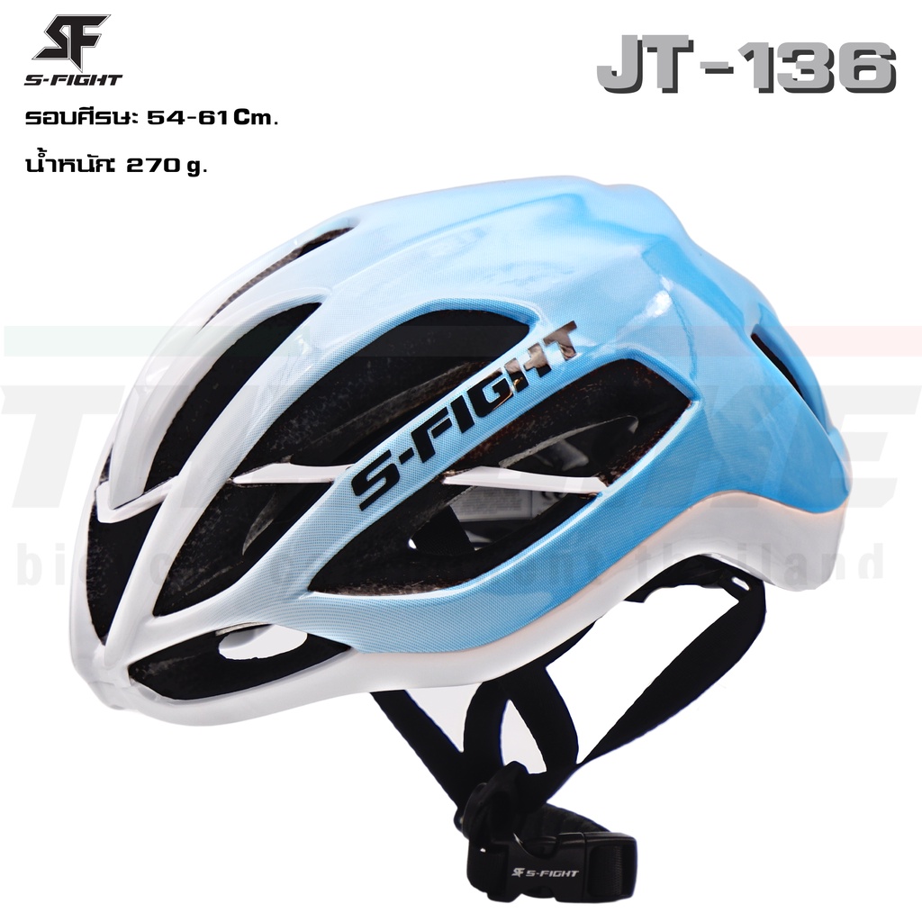 ภาพหน้าปกสินค้าหมวกกันน็อคจักรยาน S-fight รุ่น JT-136 เสือหมอบ เสือภูเขา
