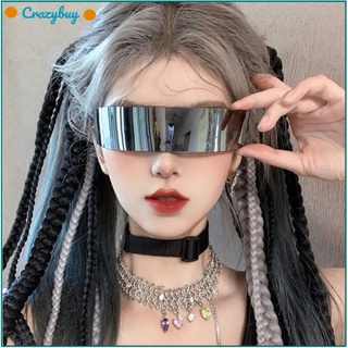 Cr Futuristic แว่นตากันแดด Cyclops Cyberpunk Visor Uv400 สําหรับผู้ชาย ผู้หญิง