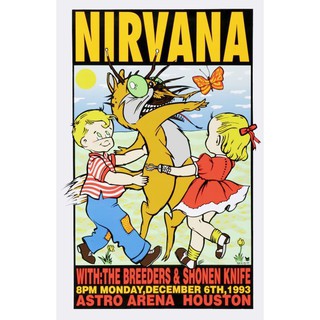 โปสเตอร์ Nirvana เนอร์วานา ล่าสุด โปสเตอร์วงดนตรี โปสเตอร์ติดผนัง โปสเตอร์สวยๆ poster ส่งEMSให้เลยครับ