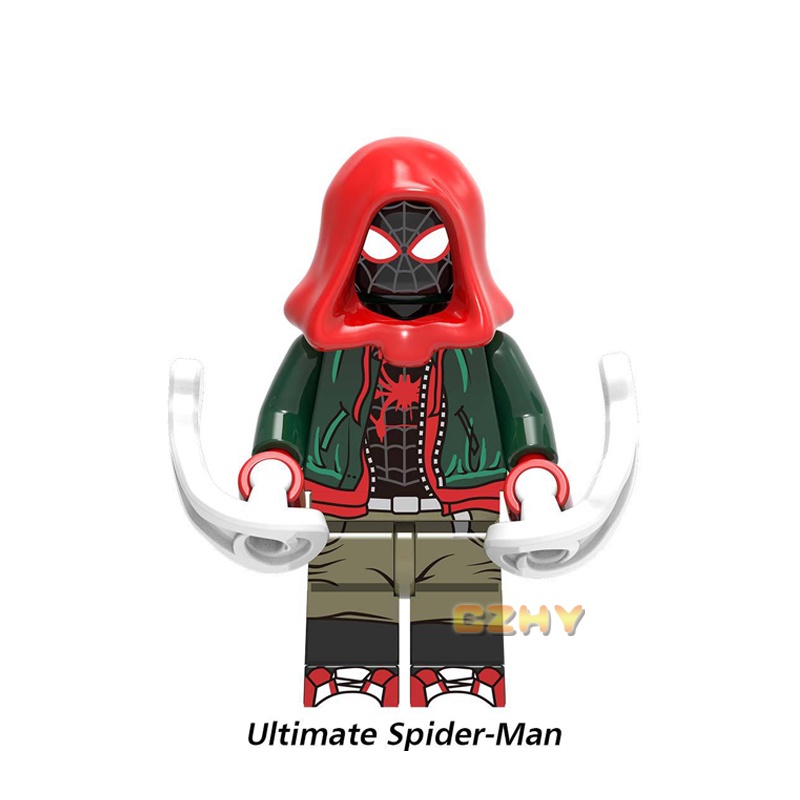 ฟิกเกอร์-spider-hero-man-kingpin-miles-morales-ขนาดเล็ก-ของเล่นสําหรับเด็ก