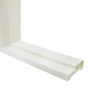 UPVC 90x200 CM. WHITE PLASTIC DOOR FRAME วงกบประตู UPVC PARAZZO 90x200 ซม. สีขาว วงกบประตู ประตูและวงกบ ประตูและหน้าต่าง