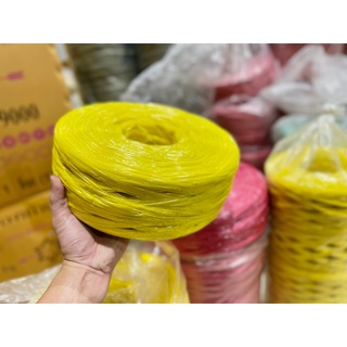 เชือกฟาง [0.5,1 kg หนา 3-4" นิ้ว #1ในไทย] AA Polypropylene Plastic Twine หนา เชือกฟางหนาสีอย่างดี เชือกพลาสติกเกรดเอ