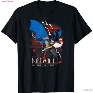 █♬♫♪♩ New Batman: Animated  แบทแมน เสื้อยืดผู้ชาย ดพิมพ์ลาย เสื้อยืดผ้าฝ้าย คอกลม ความนิยม sal