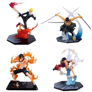 Cod พร้อมส่ง ฟิกเกอร์อนิเมะญี่ปุ่น One Piece Luffy Soron Ais Sanji แฮนด์เมด